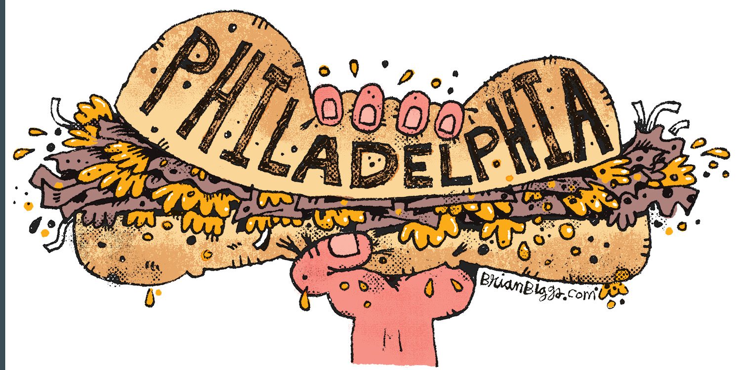 philly cheesesteak sticker